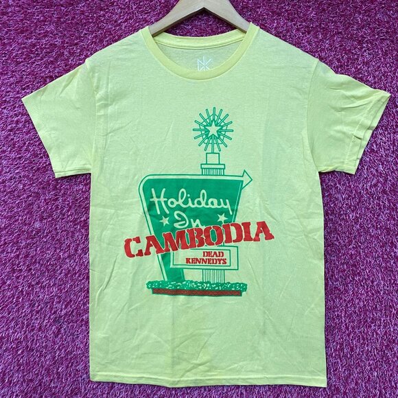 Dead Kennedys Holiday in Cambodia Punk Rock Band T-Shirt Small - Picture 1 of 4